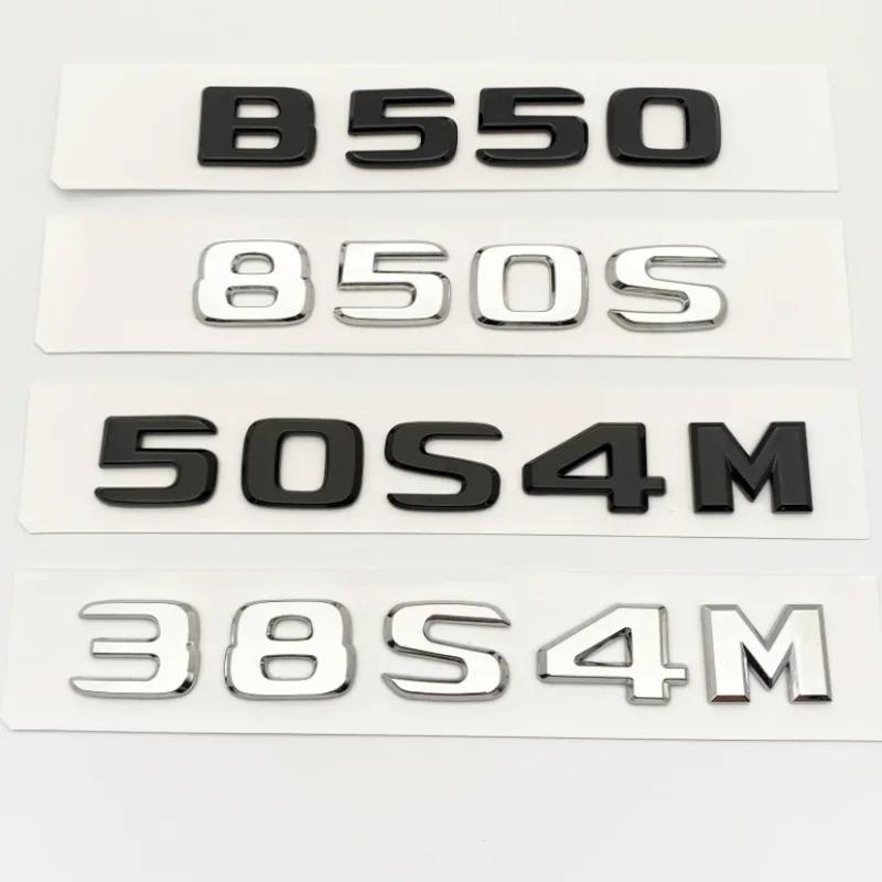 CXAFM1 Silver Black 50S4M 38S4M 40S 60S B550 850S B50 ABS Emblem for Mercedes Benz Brabus S W221 W222 W223 Car Trunk Badge Logo Sticker