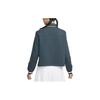 Nike Dri-FIT Women's Long Sleeve French Terry Tennis Top Oil Green FB4152-328
