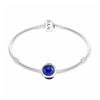 Pandora Sparkling Water Drops 925 Silver Jewelry Accessories Men and Women Couple Style Blue 792095NCB