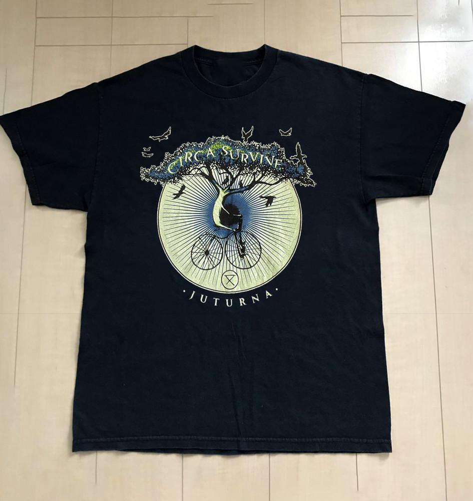 Circa Survive Band Juturna tour Black Tee Cotton Adult Shirt S-5XL MC615 Unisex T-Shirt XXXL
