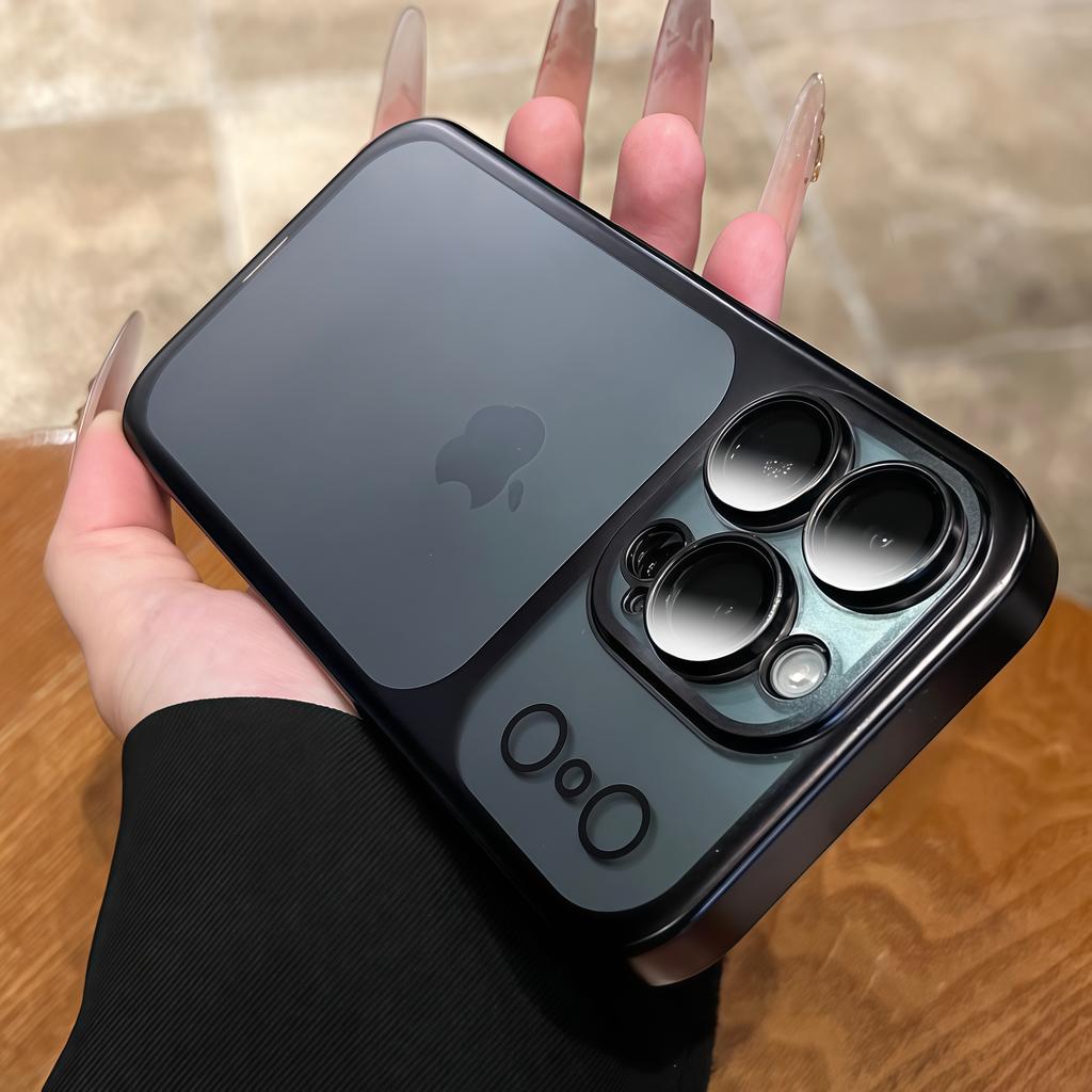 Luxury Matte Transparent Phone Case For iPhone 12 13 14 15 16 Pro Max 17Air Plus Shockproof Bumper Cases Cover