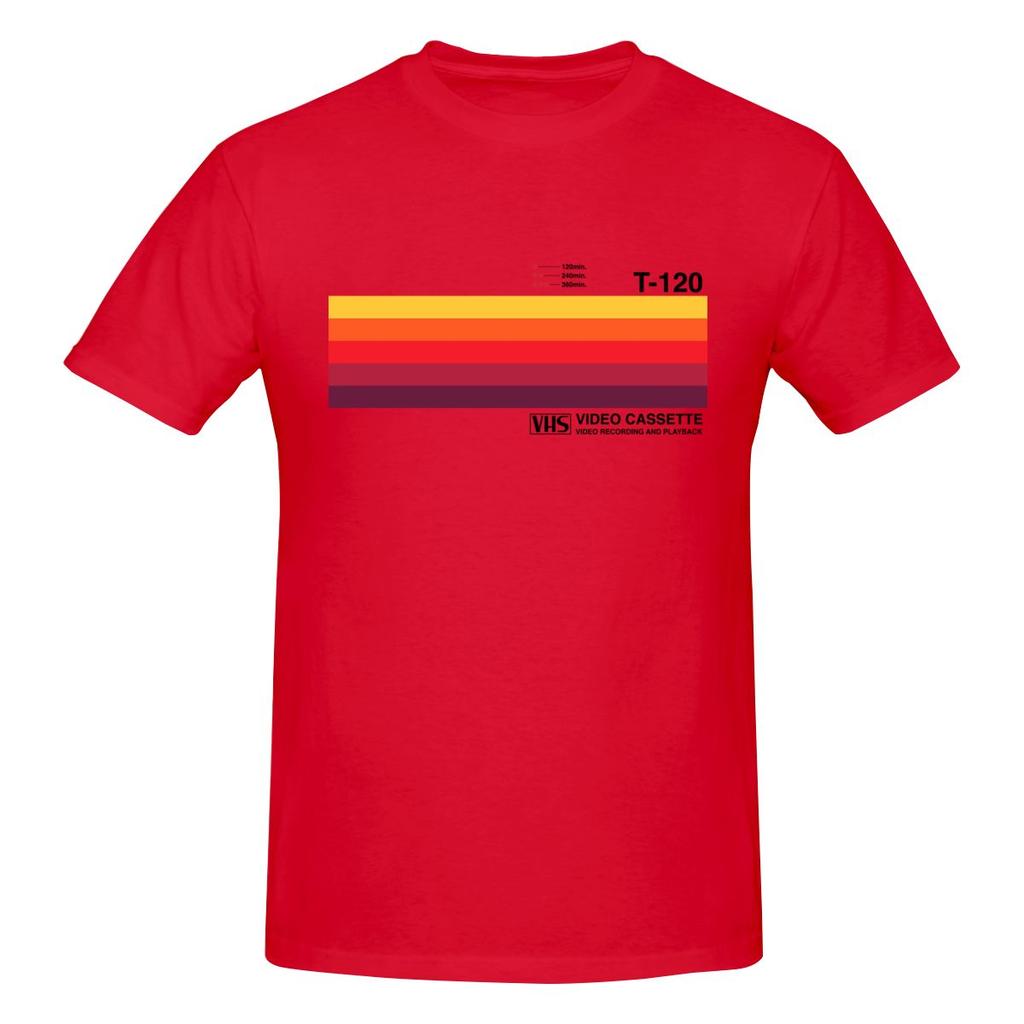 Sunset Video Cassette Vhs Business Casual Tshirt Minimalist Vibe Atmosphere Tshirt