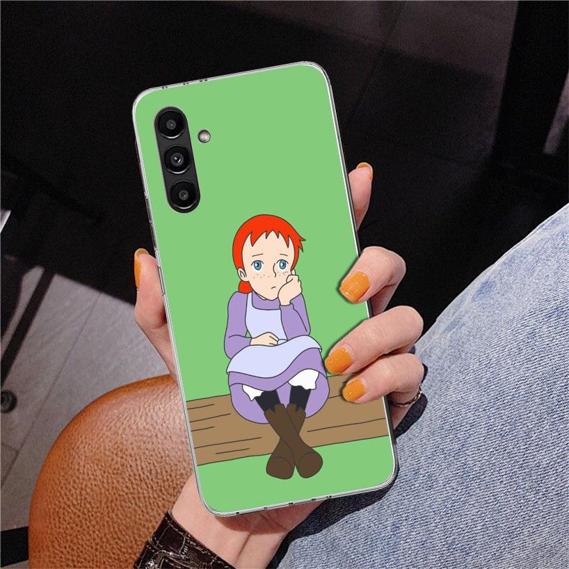 A-Anne Of Green Gables Shirley Phnoe Hülle für Samsung Galaxy A17 A37 A57 A16 A26 A36 A56 A15 A14 A13 A55 A54 A53 A35 A34 A33 A25