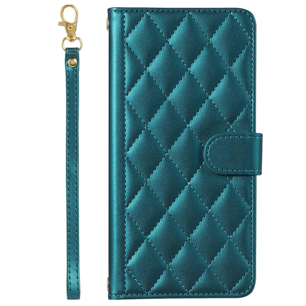 Plaid Flip Leather Crossbody Case with Card Slot & Lanyard for Google Pixel 8 Pro/8A