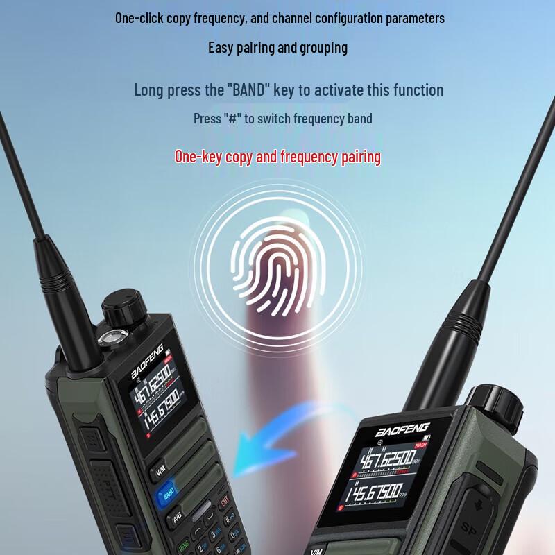 Baofeng UV5RH 10W High Power Walkie-Talkie with FM Radio (CN version)