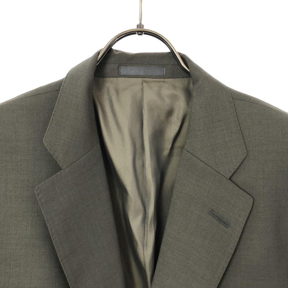 Burberrys 90s wool tailored jacket 94-82-175A6 khaki Old Men's Used