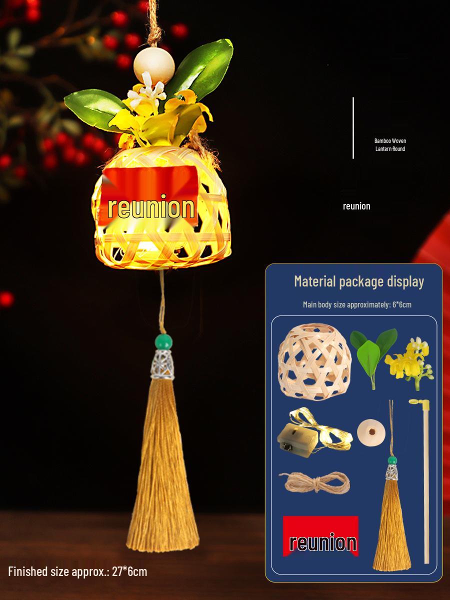 2025 Children s DIY Glowing Rabbit Lantern - Mid-Autumn Festival Intangible Cultural Heritage