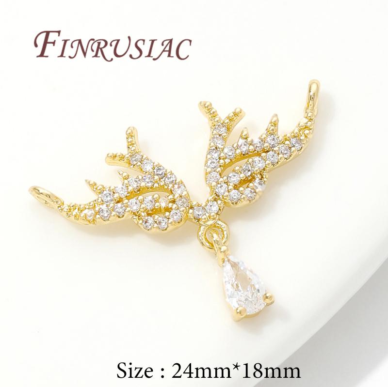 

18K Real Gold Plated Connectors For Jewelry,Butterfly Charms For Jewelry Making Pendant For Needlework,DIY Necklace Accessories 1 piece