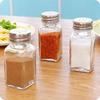 Glass Spice Bottles for Kitchen & Restaurant - Pepper, Sea Salt, and Seasonings