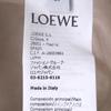 Great LOEWE hat Logo leather patch fringe denim bucket bag Brown cotton mens 57 Used