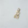 S925 Sterling Silver 14k Gold Plated Necklace Hollow Cute Bow Bear Pendant Clavicle Chain  for Women Jewelry Gift