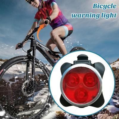 1 Set rotes Fahrrad-Rücklicht, 4 Modi, USB wiederaufladbar, wasserdicht, superhell, Mountainbike-Scheinwerfer, Nachtfahrten, wärmende LED-Lampe, Fahrrad