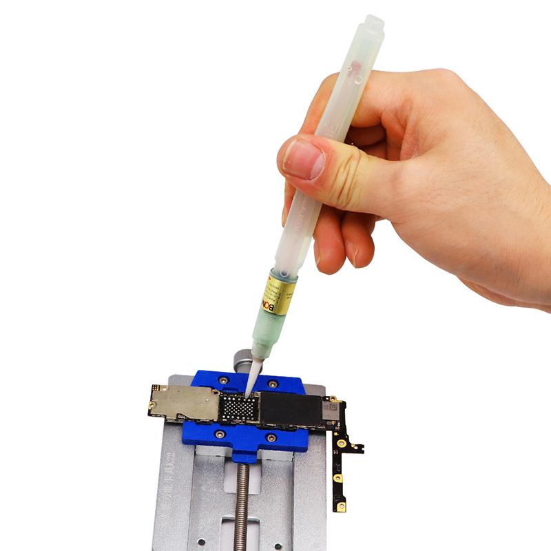 1Pcs 102 Flux Pen Löten Kolophonium Lotpaste Werkzeug Applikator Pinsel Kopf Keine Reinigung Für Bga Löten