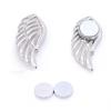 Stainless Steel Angel Wings Magnetic Ear Cuff Earring