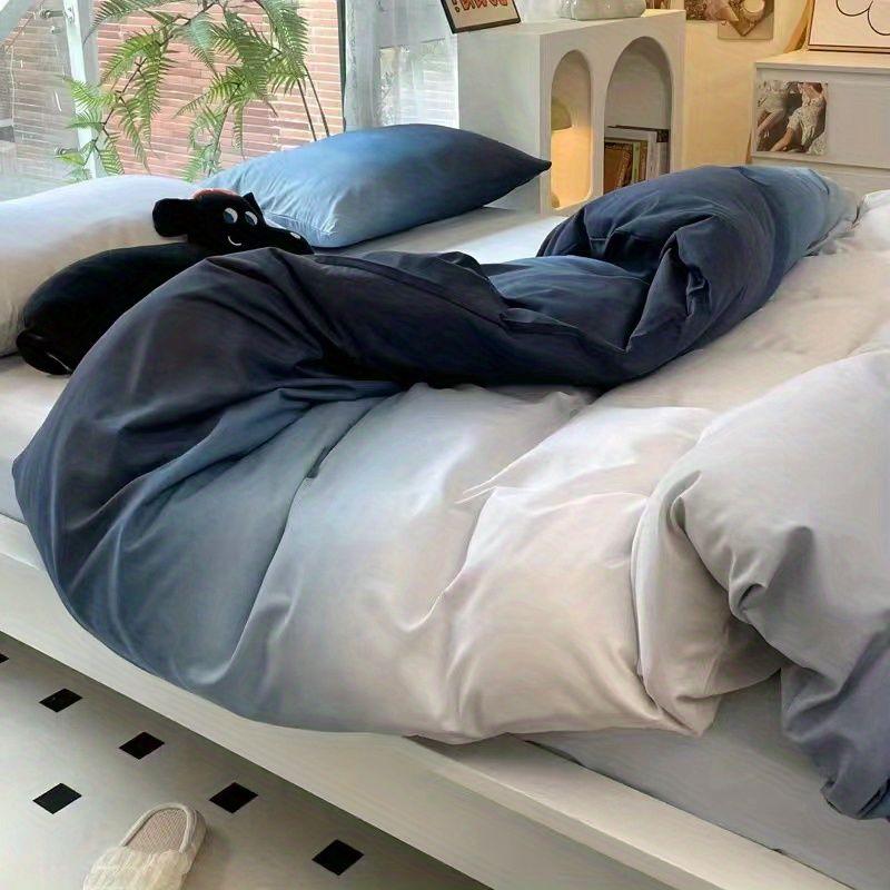 

Однотонный серый цвет матча Постельный набор Взрослые Дети Полуторный Полный Размер Королевы Простыня Пододеяльник Наволочки Простой Постельное белье Twin150x200 3pcs