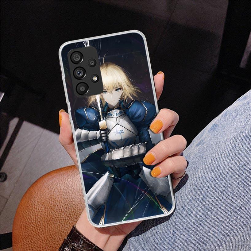 Fate Zero Stay Night Saber Phnoe Case for Samsung Galaxy A17 A37 A57 A16 A26 A36 A56 A15 A14 A13 A55 A54 A53 A35 A34 A33 A25 A24