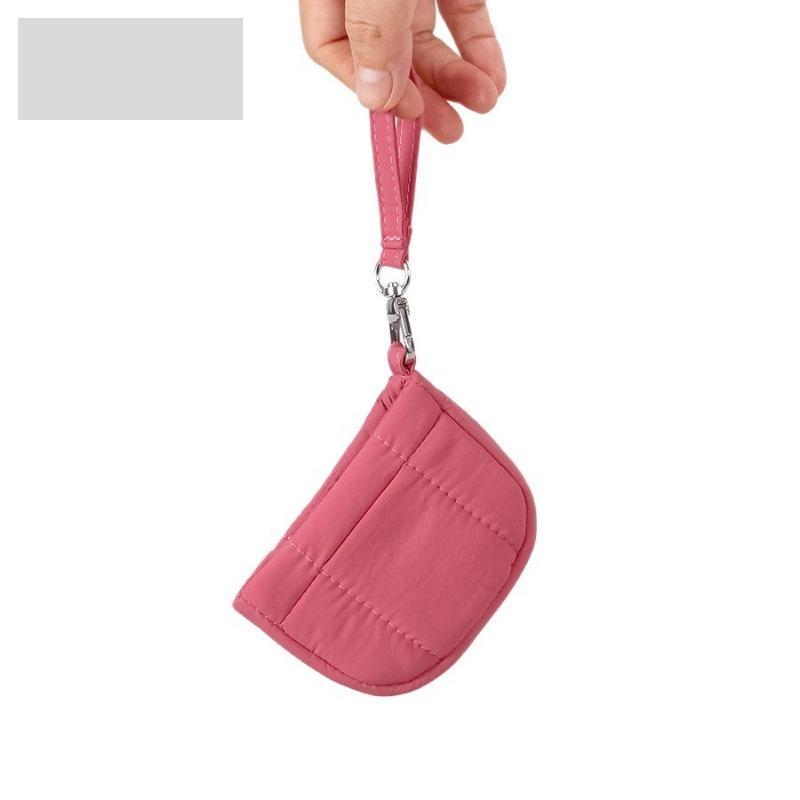 This Niche Design Small Square Bag Is A Versatile Coin Purse and A Fashionable Earphone Hanging Bag
