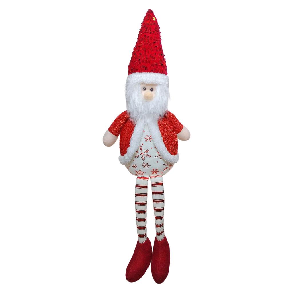 Plush Santa Snowman Reindeer Tabletop Ornament Stuffed Toy Christmas Decorations For Desktop Mantels Bookshelf Kid Room