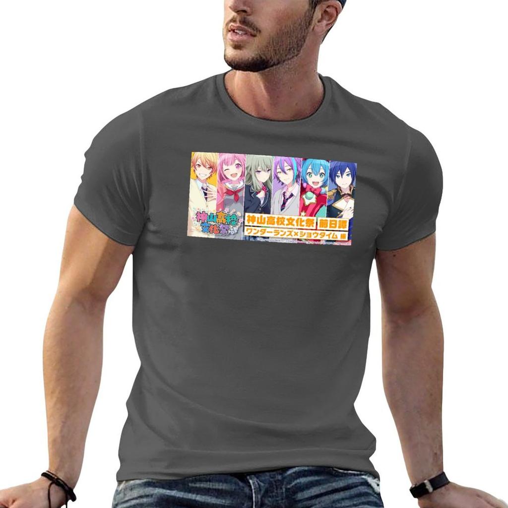 Wonderlands X Showtime Tshirt T Shirts For Unisex Slim Fit Cotton Tshirt 100 T Shirts Designer Tshirt