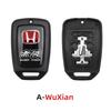 1pcs Replacement Car Remote Key Shell Case Cover Shell Accessories For Honda Civic Fit Jazz Accord HRV City Odyssey Pilot Vezel RG0