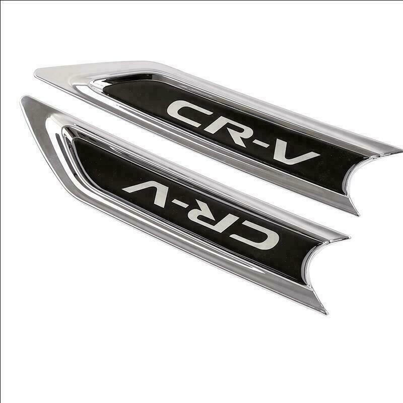 2pcs Car Side Body Molding Trim Cover Emblems for CRV 2017-2019 Auto External Set Accessories Auto Decorative Sign