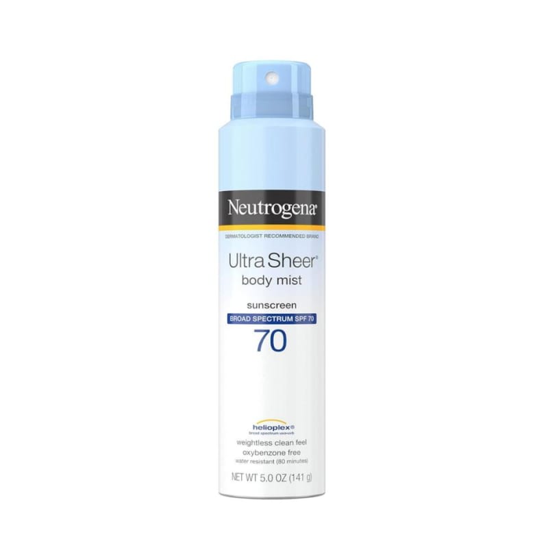 Neutrogena Ultra Sheer Body Mist Sunscreen Spray SPF 70 141g