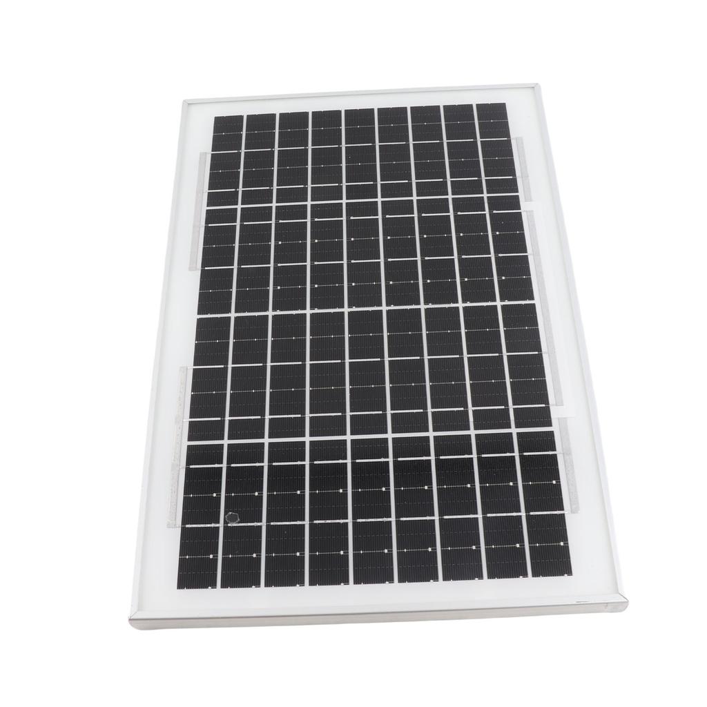Solarmodul 10W Vorbohrung Monokristallin Wasserdicht 18V Outdoor-Solarmodul für Inselnetzbeleuchtung
