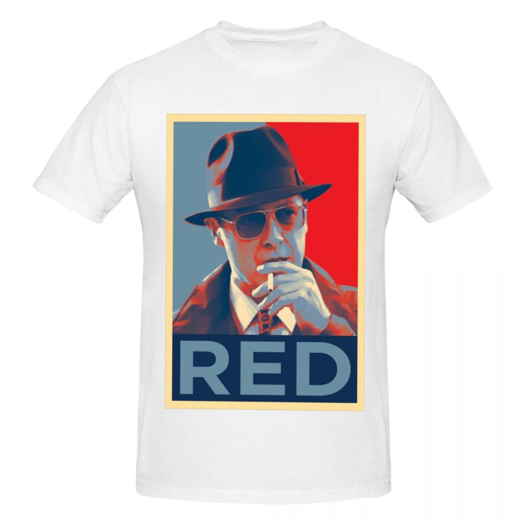Unisex The Blacklist Raymond Red Reddington Awesome T Shirt Streetwear Big Size Cotton Crewneck Sleeve Custom T Shirts For Unisex