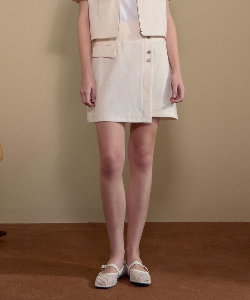 JUCYJUDY Button-Up Mini Skirt Jzsk321B