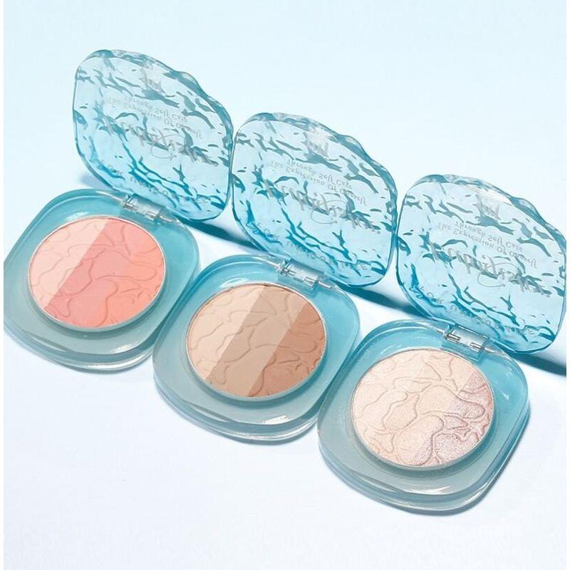 xixi - 3 Colors Comprehensive Powder Palette Quiet Lake Edition - 3 Colors
