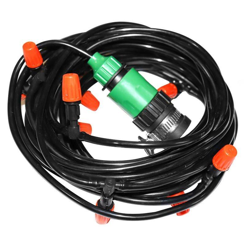 Automatic Garden Misting System 30 Meter, Fog Nozzle Irrigation Kit With Adjustable Spray,For Efficient Plant Watering