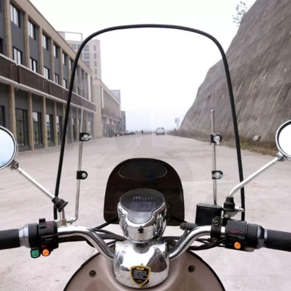 Universal Motorcycle Windshield PC Motorcycle Wind Deflector Motocycle Extension Spoiler