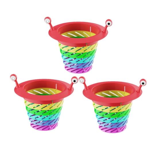 Rainbow Sink Strainer Expandable Capacity Basket Prevents Clogs And Odors Food Waste Collector for Kitchen