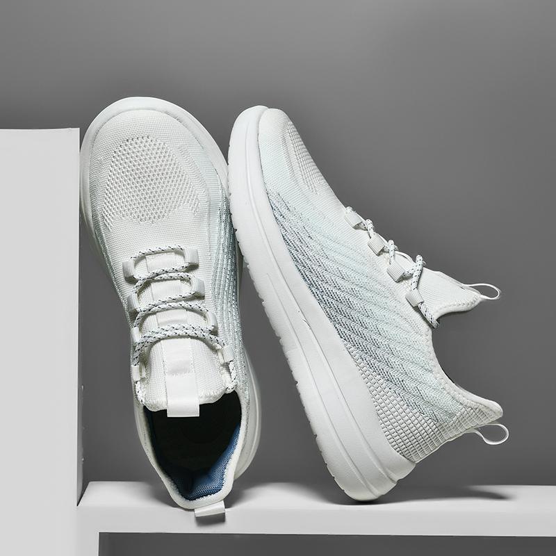 Sneaker 3 Running Shoes Sport Shock-absorbing Elastic Knitting Vamp Non-Slip Casual Tennis Shoes Female Sneakers for Men