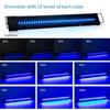 Luz para Aquário IP68 à Prova d'Água RGB Espectro Completo Lâmpada de Iluminação para Tanque Plantado Luz RGB Profissional para Aquário