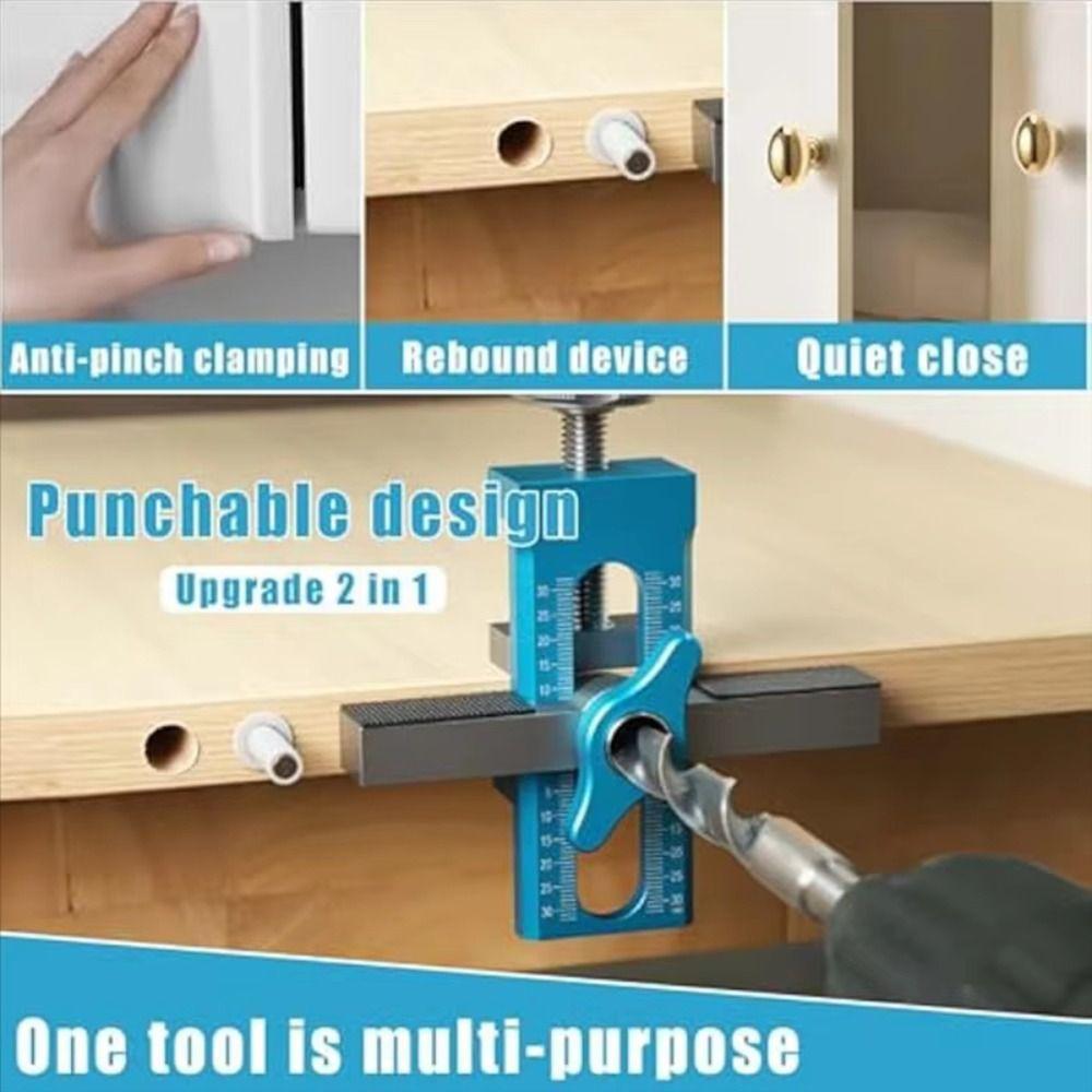Quick Positioning Cabinet Door Panel Installation Jig Closet Door Mounting