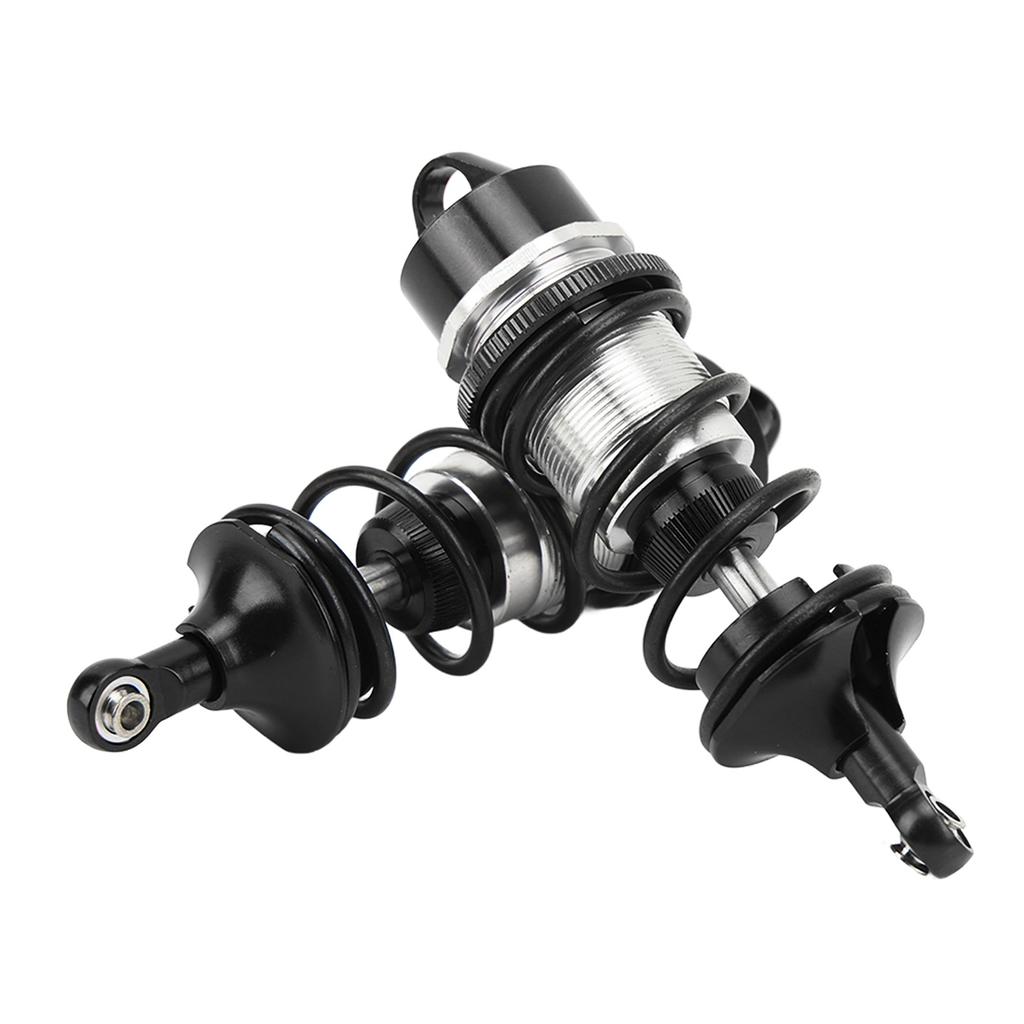 RC Front Rear Shocks Absorber Aluminum Alloy High Elastic Spring RC Shock Absorption Part for ARRMA 1 7 Black