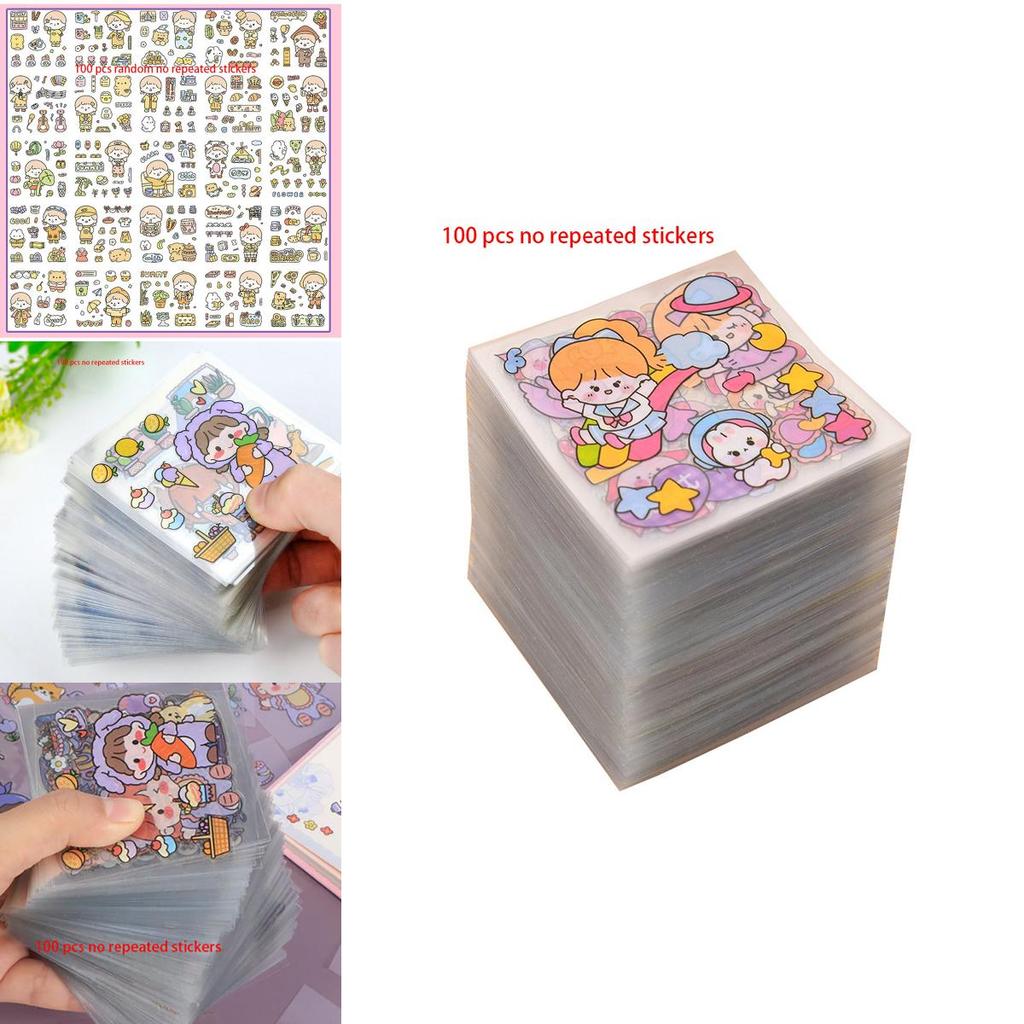 Cute Cartoon Waterproof Pet Stickers For Notebook And Phone Decoration 20 Unique Designs