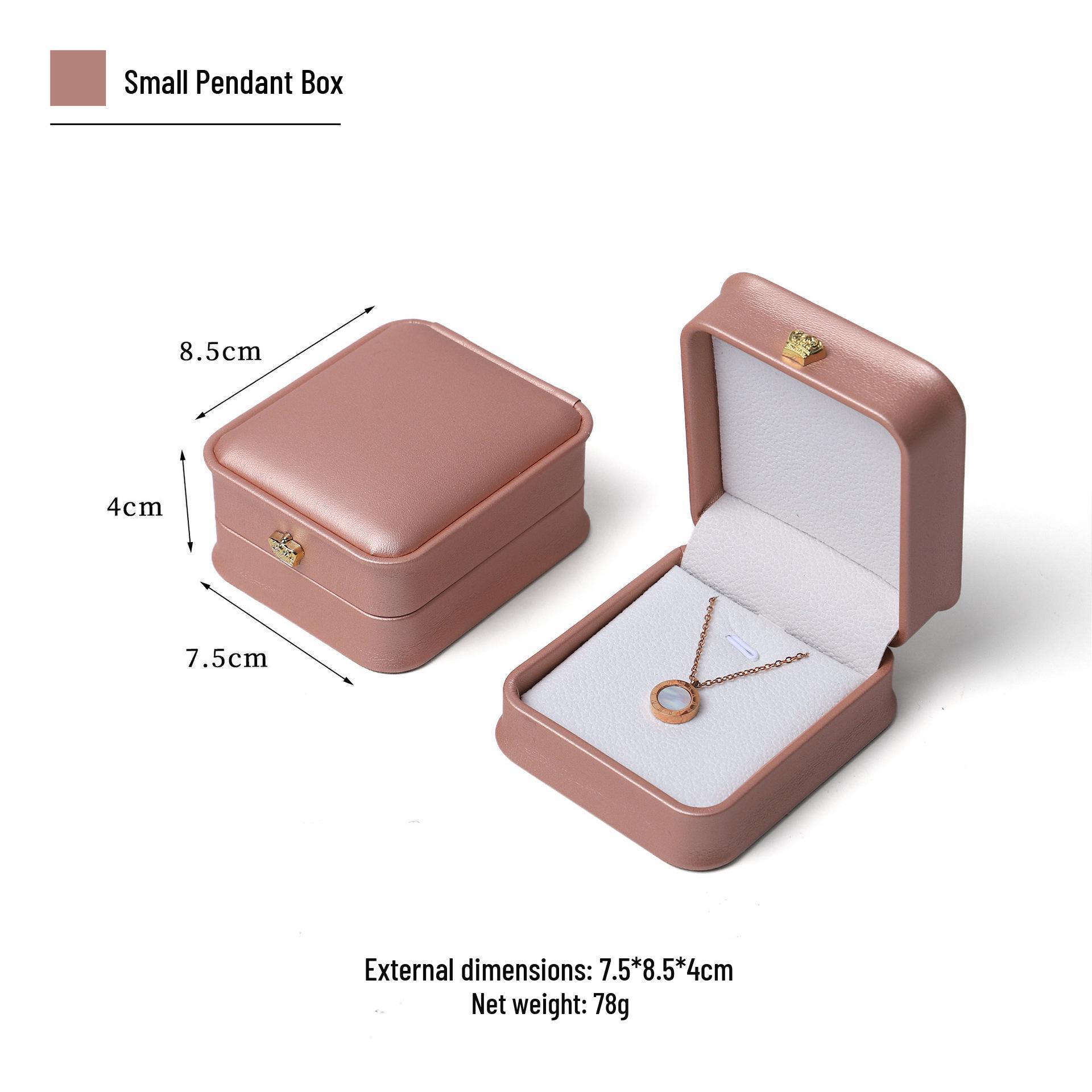 

Luxury Multicolor Crown Buckle Pendant Jewelry Storage Box
