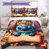 3pcs Stitch Bedding Set Duvet Cover Closure Includes 1 Duvet Cover & 2 Pillowcases, Soft and Comfortable for All Seasons.
