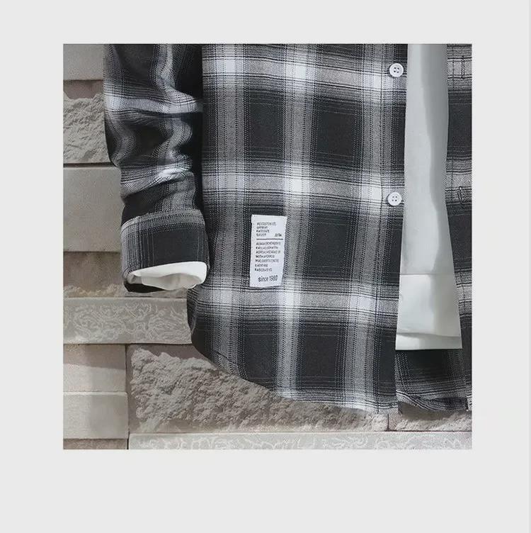 2024 Men's Plaid Velvet Warm Long Sleeve Shirt - Autumn/Winter Collection