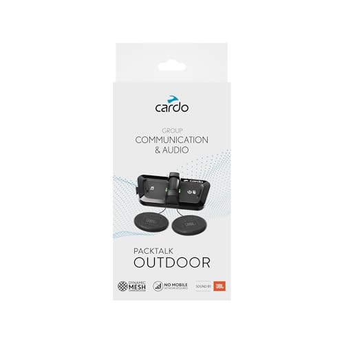 Cardo PACKTALK OUTDOOR Intercom (Single Unit, Black)