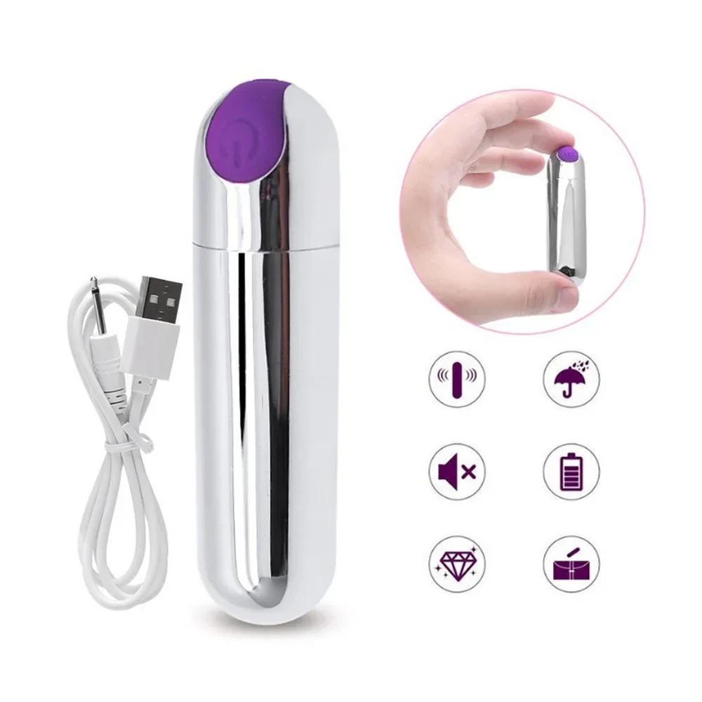 G-Spot Bullet Vibrators for Women Discreet Portable Sex Toys Small Powerful Bullets Vibrator Mini Waterproof Clitoral Stimulator