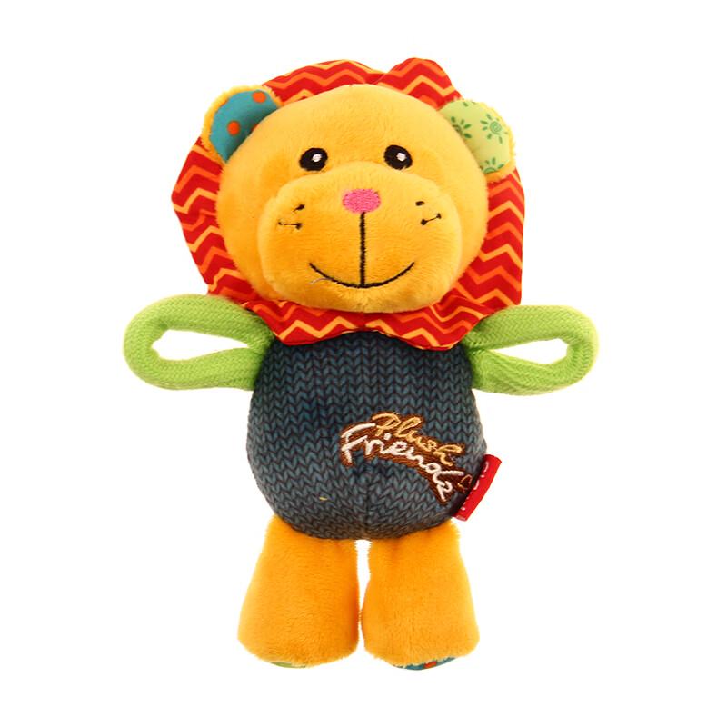 GiGwi Squeaky Plush Lion Dog Toy