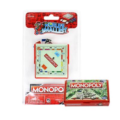 Jogo de Monopólio Menor do Mundo, cores misturadas