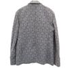ARMANI EXCHANGE Geometric pattern tailored jacket M gray blazer Men's Used