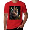 Timothy The Maine Coon Cat and Flowers 5 T-Shirt summer clothes anime t shirts vintage clothes plain black t shirts men