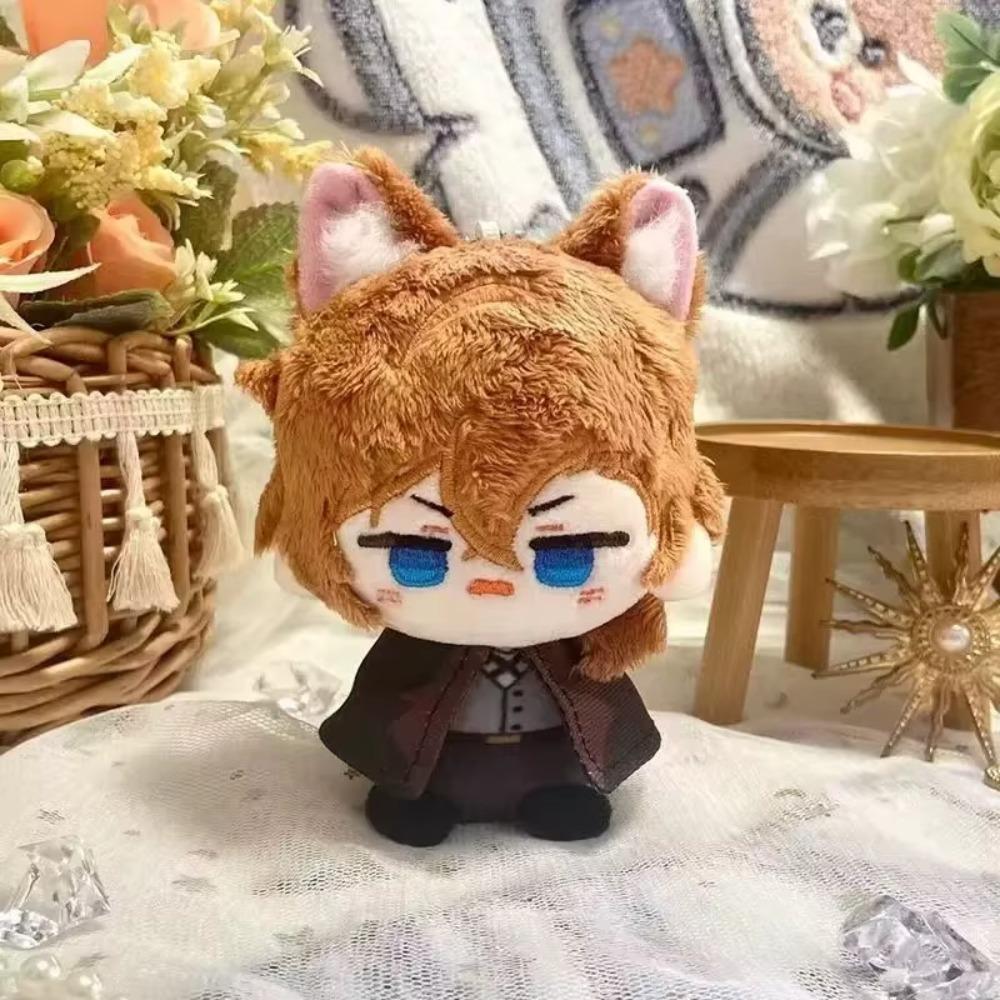 10cm Bungou Stray Dogs Plüschtier Akutagawa Chuuya Dazai Niedlich Anime Stofftier Baumwollspielzeug Figur