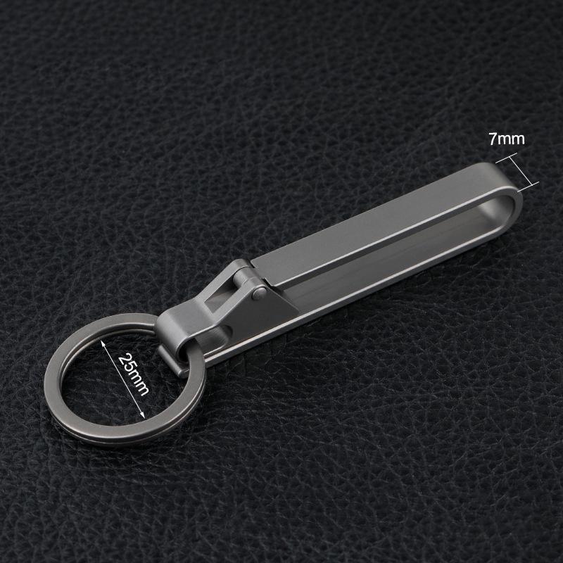 High-Quality Key Ring Ultra Lightweight Portable EDC Multitool Titanium Alloy Keychain Uxury Men Car Key Chain CNC Machining
