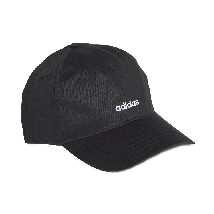 Adidas Letter Logo Embroidered Cotton Duckbill Cap Unisex caps Black GE1249 OSFW